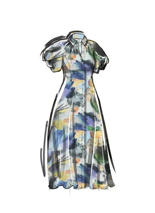 M8385 McCalls Schnittmuster Kleid