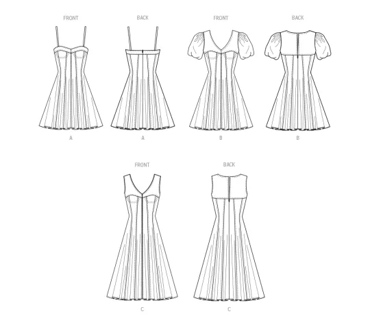 M8405 McCalls Schnittmuster Kleid