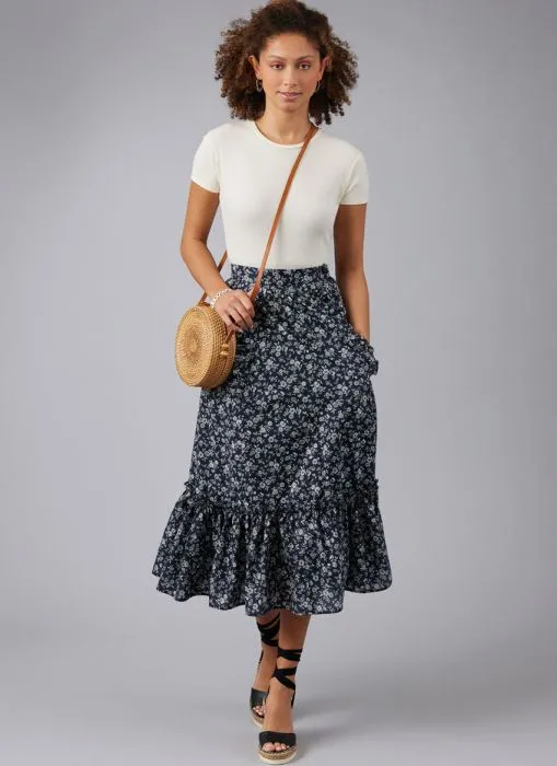 M8429 McCalls Schnittmuster Vintage Rock Top 70er Jahre