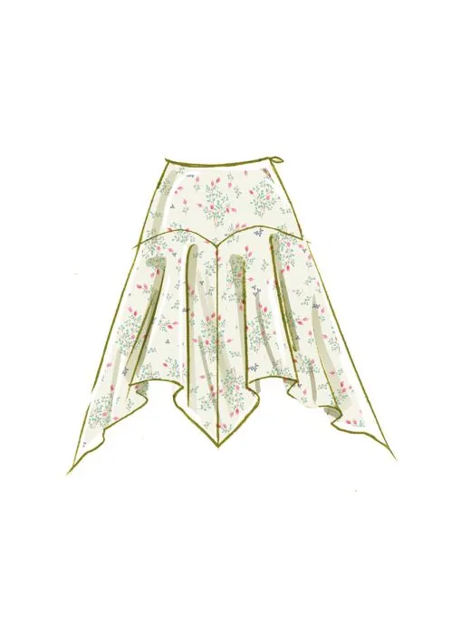 M8453 McCalls Schnittmuster Rock