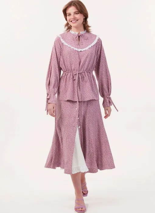 M8490 McCalls Schnittmuster 70er Jahre Vintage Kombination