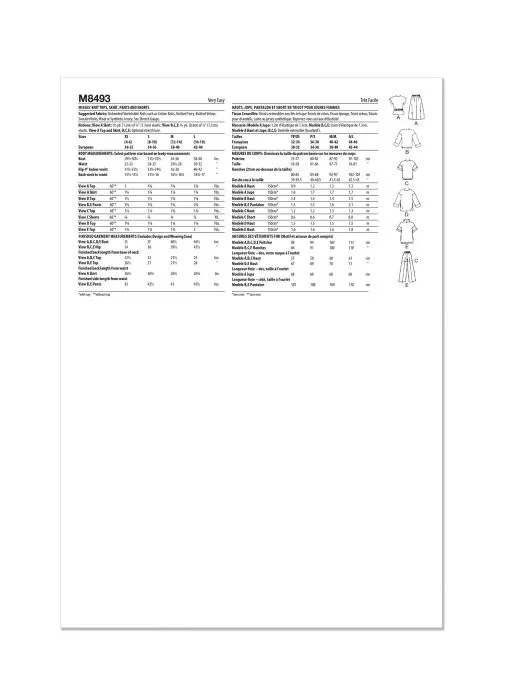 M8493 McCalls Schnittmuster Retro Kombination 70er Jahre