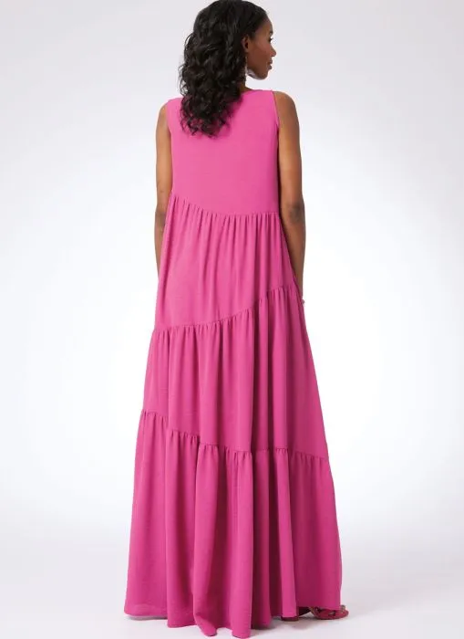 M8506 McCalls Schnittmuster Stufenkleid