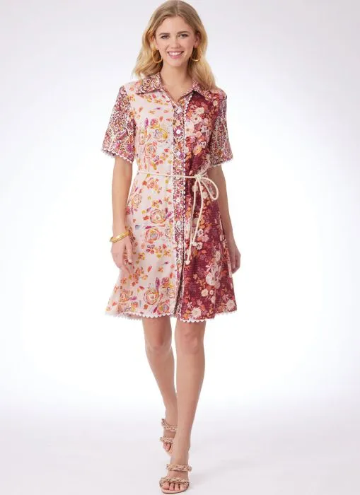M8515 McCalls Schnittmuster Kleid Bluse Hose