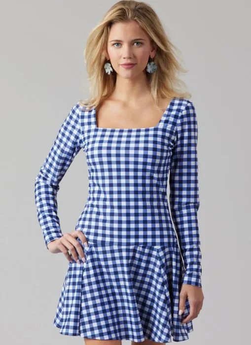 M8551 McCalls Schnittmuster Jerseykleid