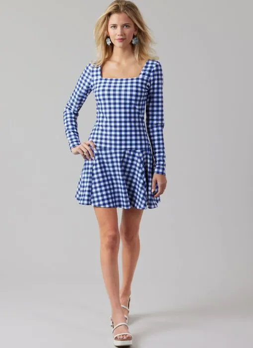 M8551 McCalls Schnittmuster Jerseykleid