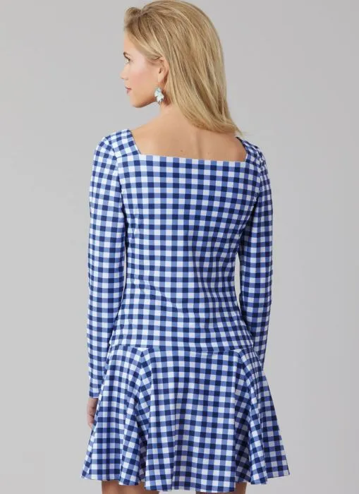 M8551 McCalls Schnittmuster Jerseykleid