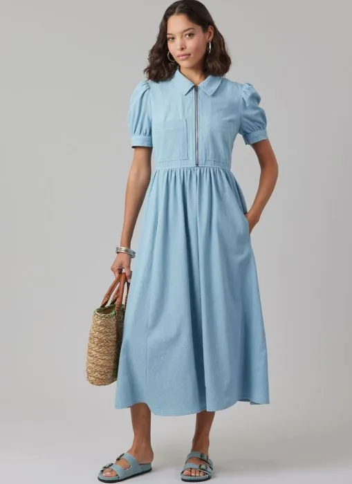 M8553 McCalls Schnittmuster Kleid