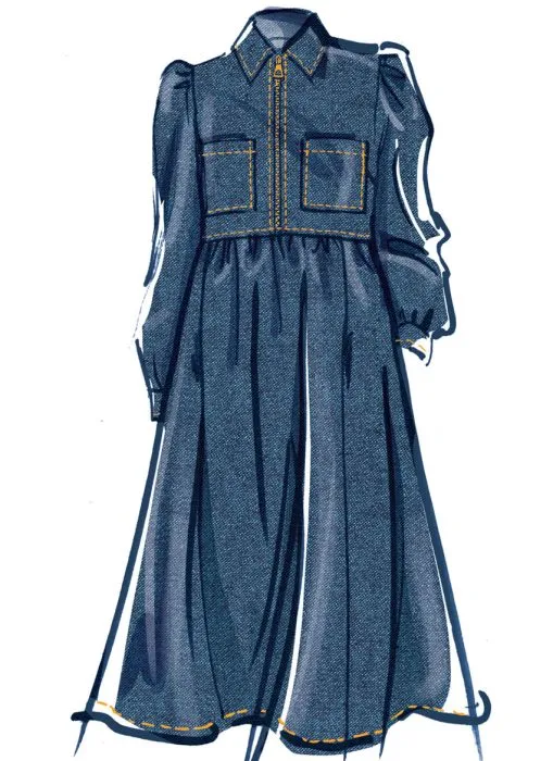 M8553 McCalls Schnittmuster Kleid