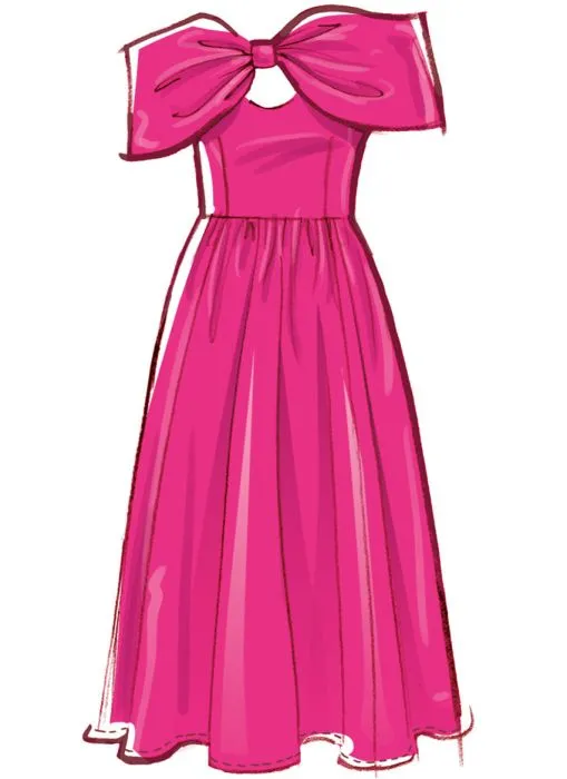 M8554 McCalls Schnittmuster Abendkleid Cocktailkleid