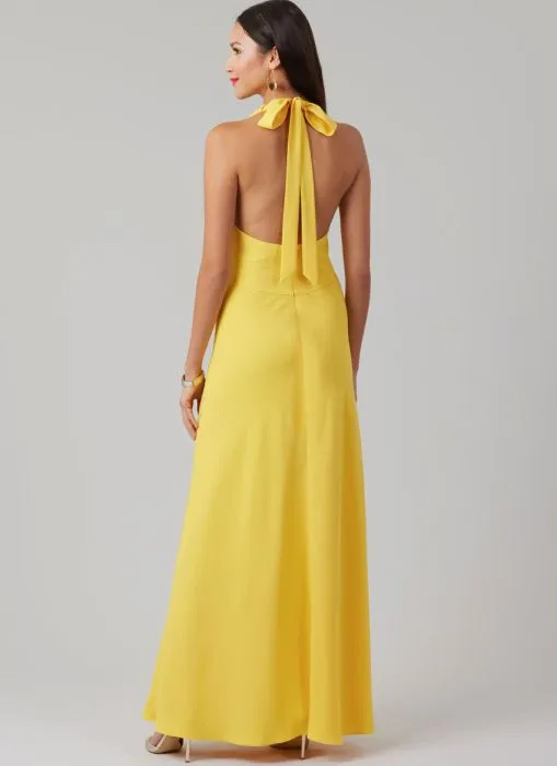 M8555 McCalls Schnittmuster Neckholder Dress