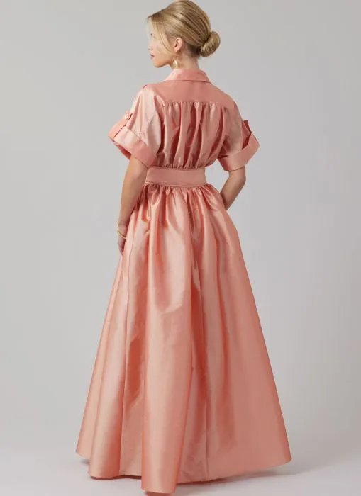 M8556 McCalls Schnittmuster Kleid Abendkleid