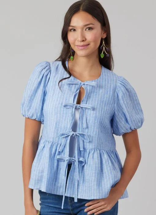 M8557 McCalls Schnittmuster Blusen Top EASY!