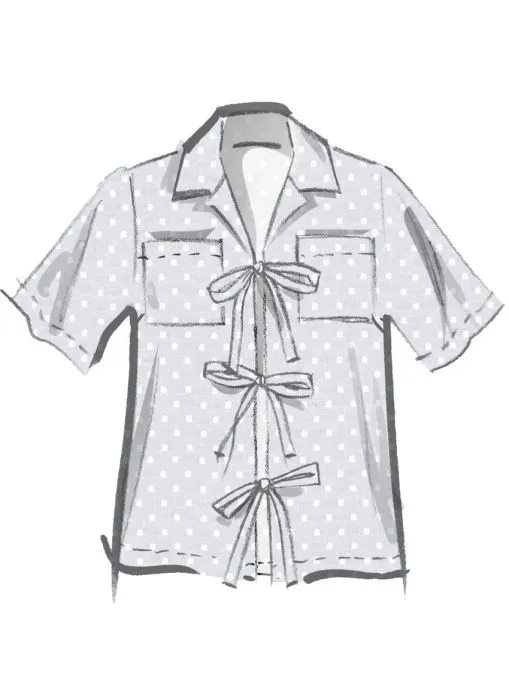 M8557 McCalls Schnittmuster Blusen Top EASY!