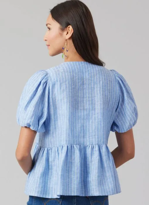 M8557 McCalls Schnittmuster Blusen Top EASY!