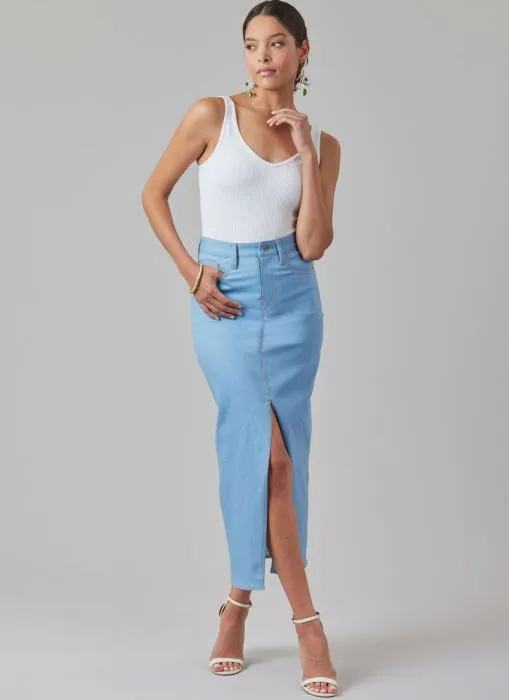 M8559 McCalls Schnittmuster Jeansrock