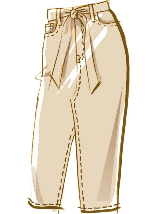 M8559 McCalls Schnittmuster Jeansrock