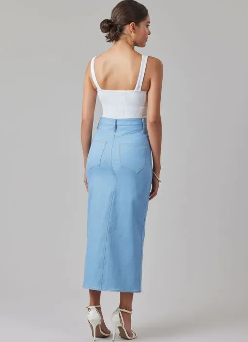 M8559 McCalls Schnittmuster Jeansrock