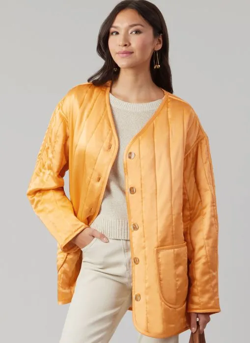 M8560 McCalls Schnittmuster Steppjacke