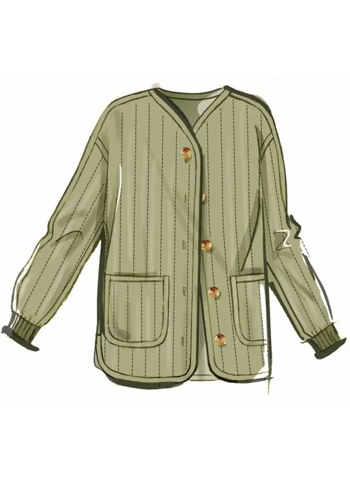 M8560 McCalls Schnittmuster Steppjacke