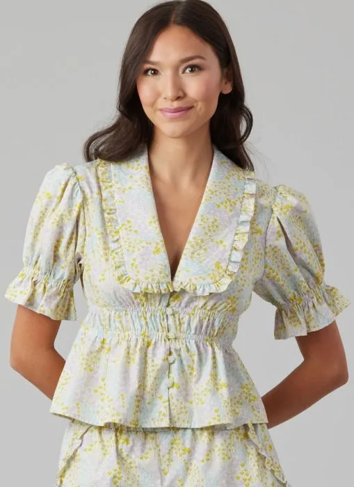 M8563 McCalls Schnittmuster Pyjama Shorty XS-XXL