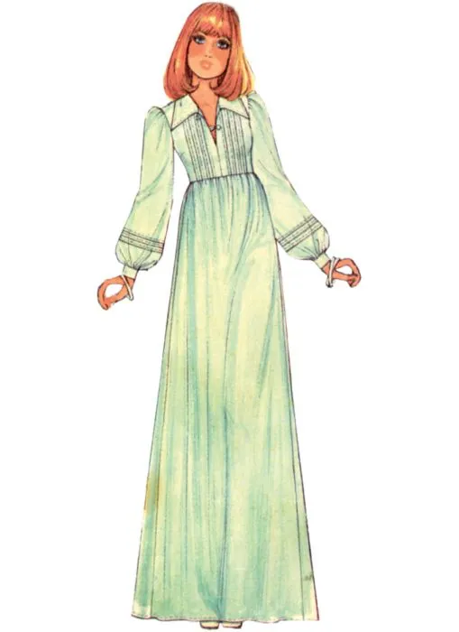 M8569 McCalls Schnittmuster Vintage Kleid Bluse