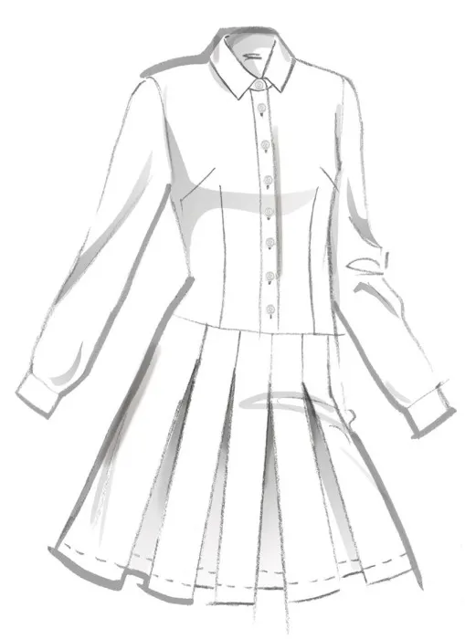 M8576 McCalls Schnittmuster Kleider