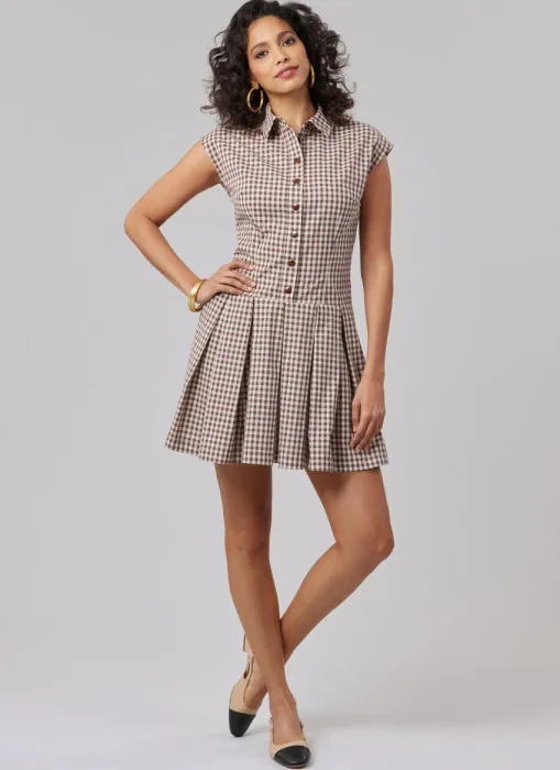 M8576 McCalls Schnittmuster Kleider