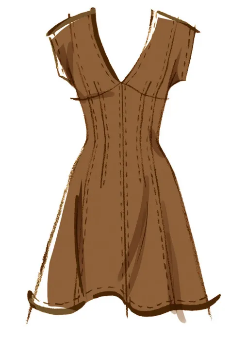 M8577 McCall's Schnittmuster Sommerkleid