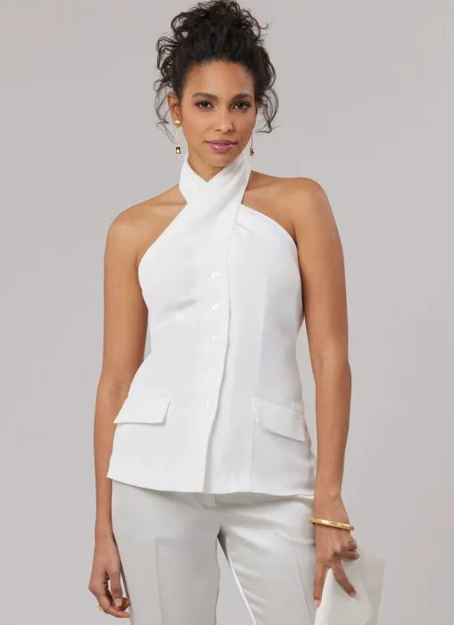M8579 McCall's Schnittmuster Neckholder-Top