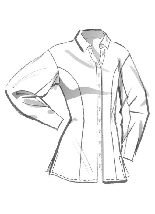 M8580 McCalls Schnittmuster Hemdbluse