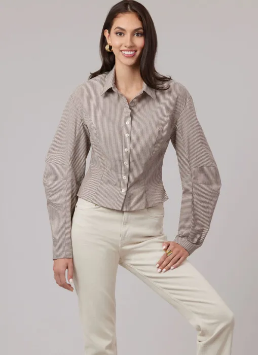 M8580 McCalls Schnittmuster Hemdbluse