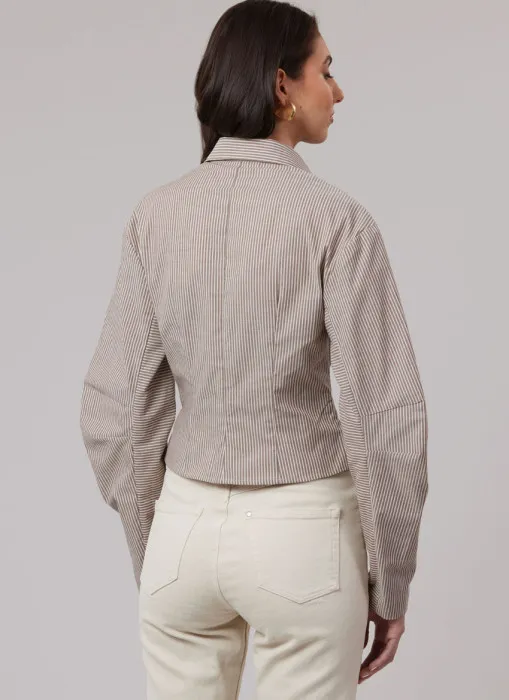 M8580 McCalls Schnittmuster Hemdbluse