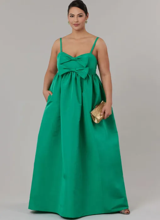 M8581 McCalls Schnittmuster Abendkleid