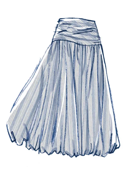 M8583 McCalls Schnittmuster Ballonrock