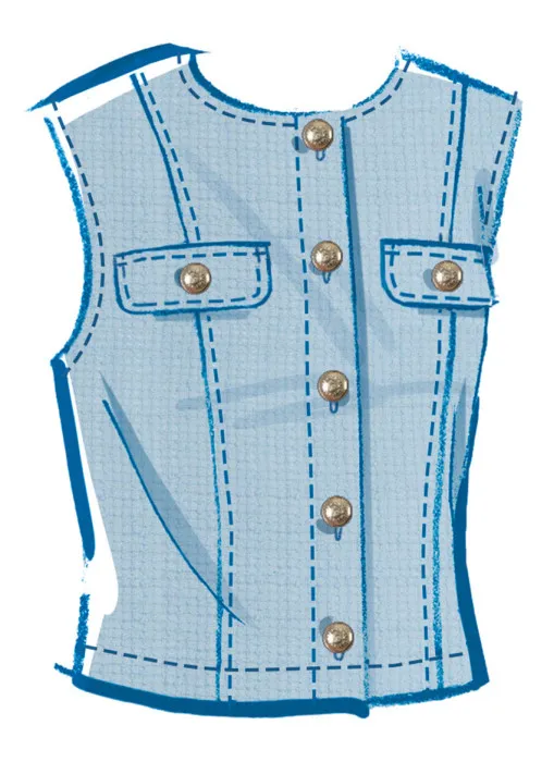 M8586 McCall's Schnittmuster Top Rock