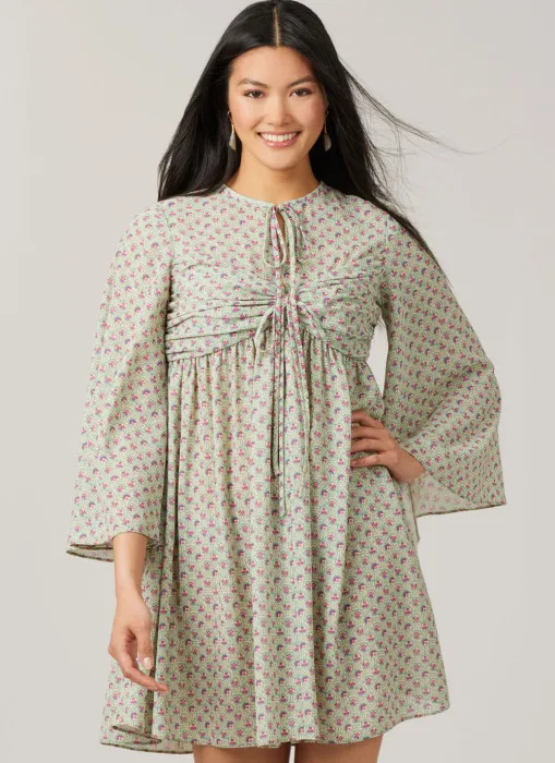 M8602 McCalls Schnittmuster Babydoll Kleid