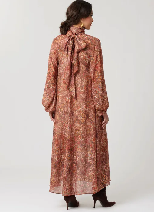 M8603 McCalls Schnittmuster Maxikleid