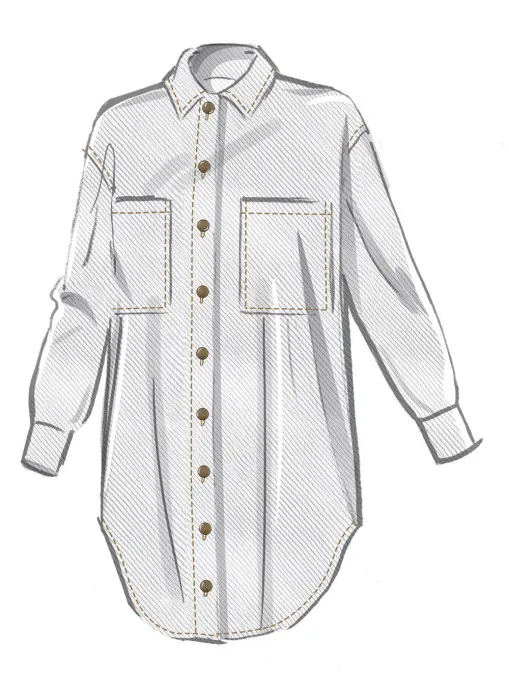 M8606 McCalls Schnittmuster Hemdbluse