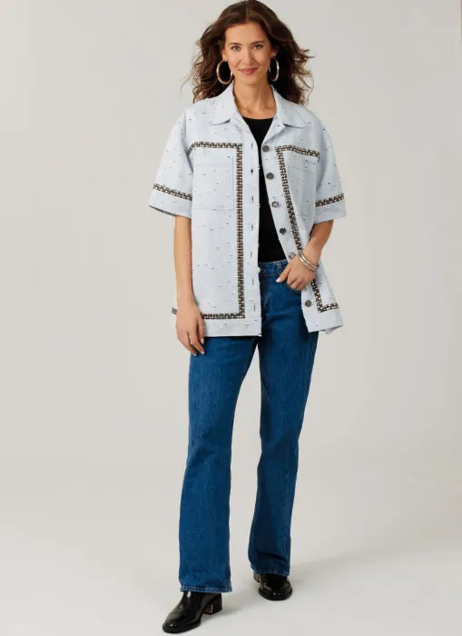 M8606 McCalls Schnittmuster Hemdbluse