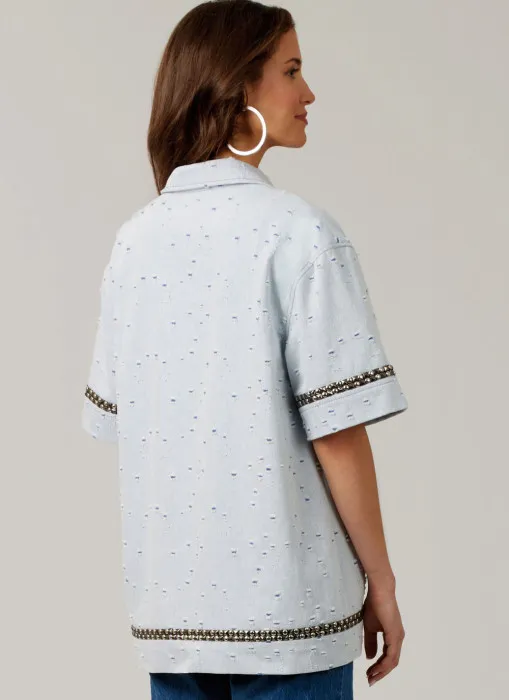 M8606 McCalls Schnittmuster Hemdbluse