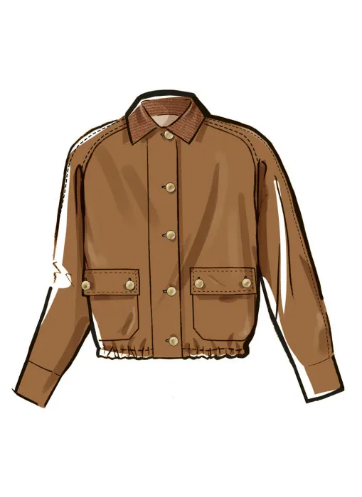 M8607 McCalls Schnittmuster Jacke Blouson