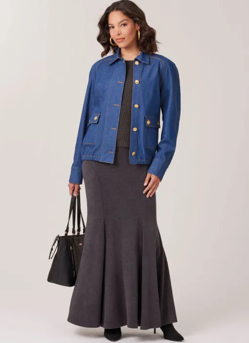 M8607 McCalls Schnittmuster Jacke Blouson