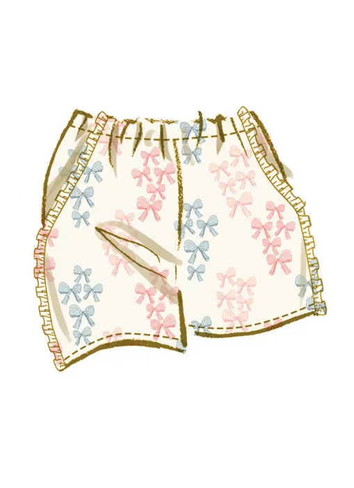 M8612 McCalls Schnittmuster Pyjama Shorty