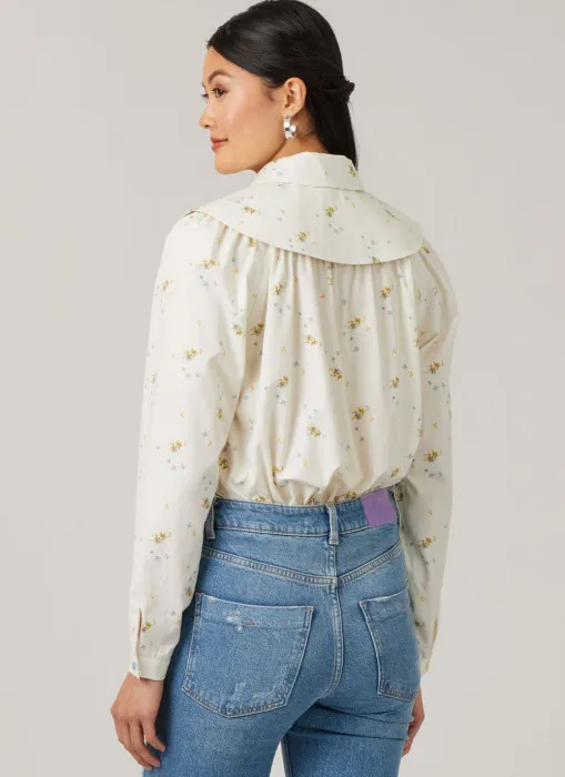 M8620 McCalls Schnittmuster Vintage Bluse Laura Ashley