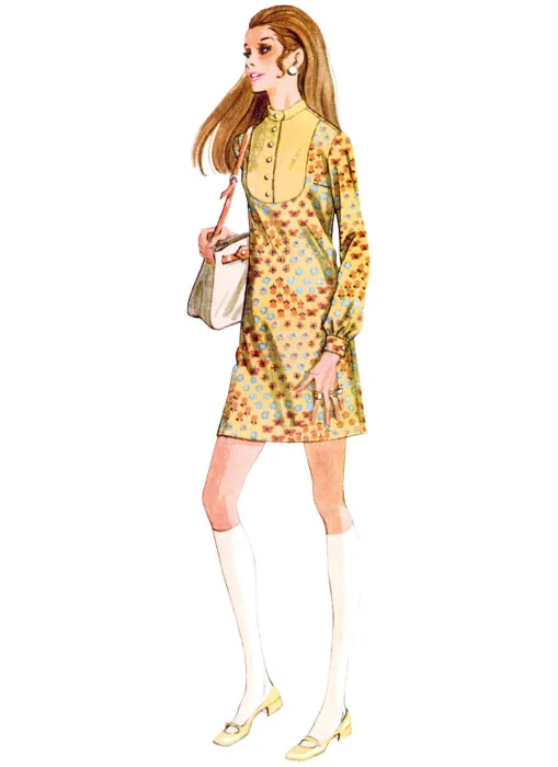 M8621 McCalls Schnittmuster Vintage Kleid 60er Jahre