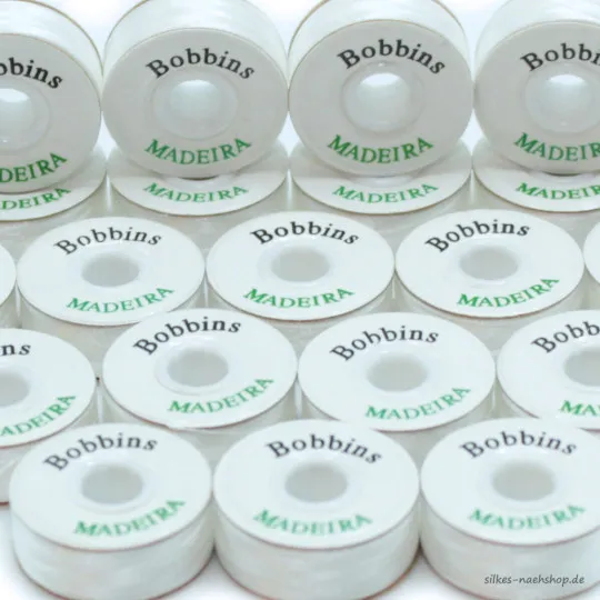 MADEIRA Bobbins 24er-Pack weiß