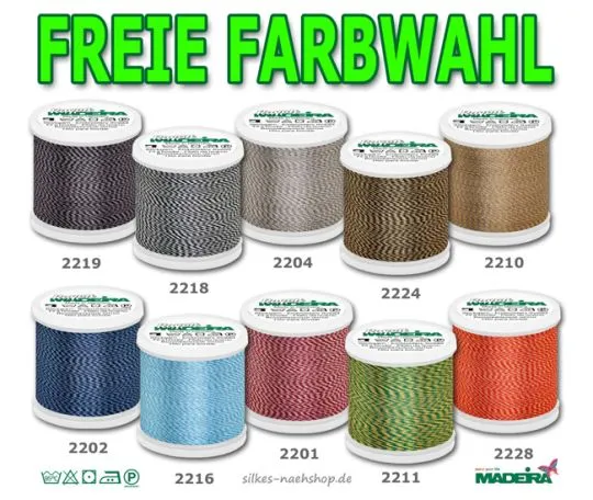 Maschinenstickgarn Madeira Rayon Melange 200m