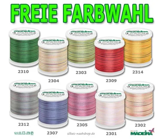 Maschinenstickgarn Madeira Rayon Potpourri 200m