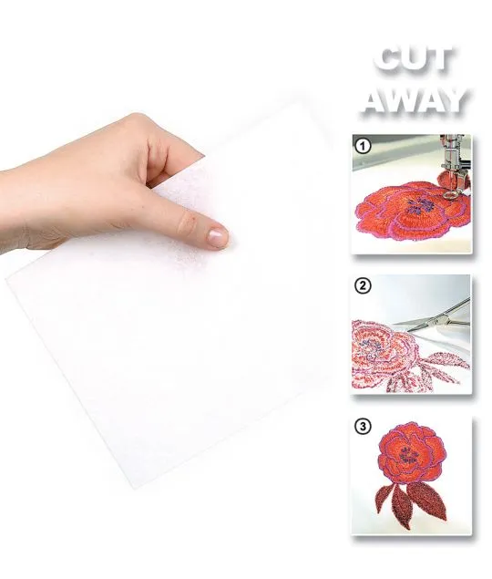 5m MADEIRA Stickvlies Super Strong weiß